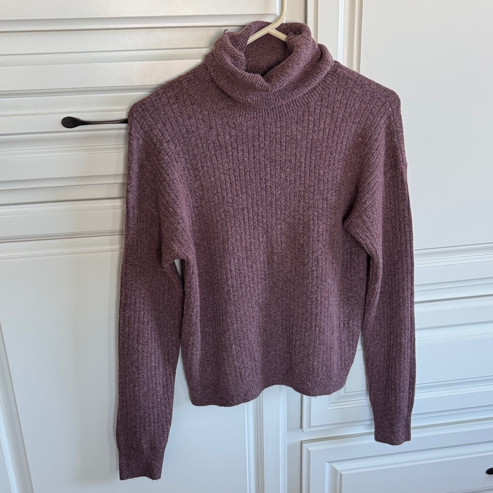 Threads 4 Thought Plum Turtleneck Sweater